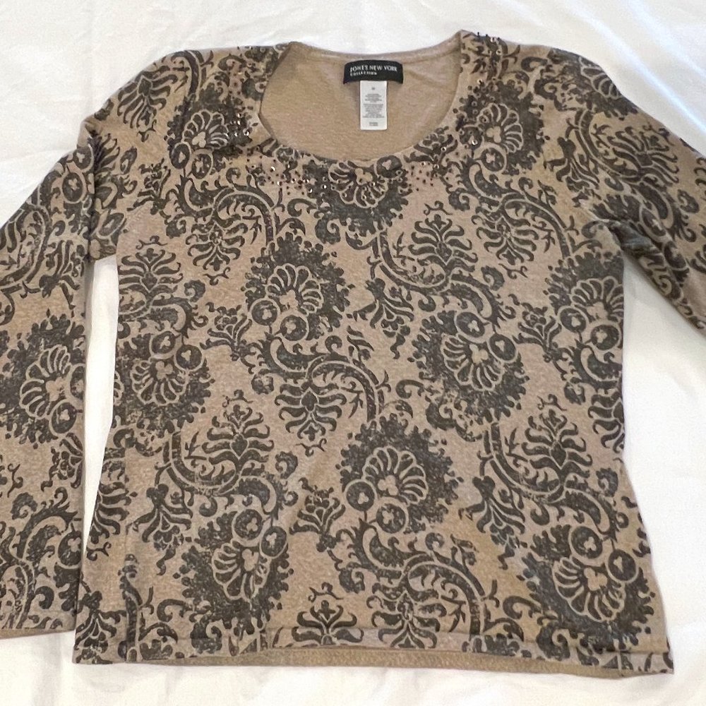 Jones New York 3/4 Sleeve Top